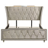 Lorient Wingback Bed with LED Lighting