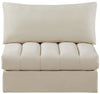 Jacob Cream Velvet Armless