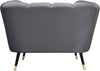 Beaumont Grey Velvet Chair