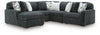 Midnight-Madness Sectional with Chaise