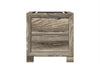 Callie Brown Nightstand with Wc Platform and LED Speaker