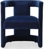 Blair Navy Velvet Accent Chair