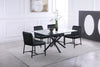 Xander Matte Black Dining Table