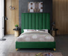 Via Green Velvet Full Bed