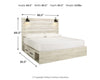 Cambeck Bed with 4 Storage Drawers
