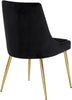 Karina Black Velvet Dining Chair