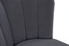 Lily Grey Velvet Stool