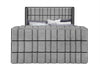 Isabella Grey Bed with LED, TV Lift, Speaker and Fireplace