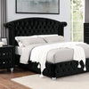 Zohar Queen & Twin Bed Black, Grey, & Pink