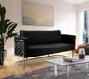 Casa Black Velvet Sofa