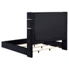 Tisdall Wingback Bed with Flame Visualizer