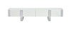 Larvik TV Stand White w/ Silver Frame