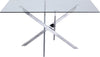 Xander Chrome Dining Table
