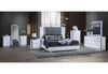 Ylime-Smooth White- Fully Slatted with Vanity Set-N