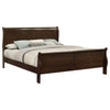 Louis Philippe Sleigh Panel Bed