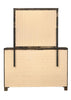 Woodmont Rectangle Dresser Mirror Rustic Golden Brown
