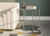 Sei Brushed Chrome End Table