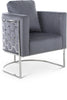 Casa Grey Velvet Chair