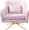 Paloma Pink Velvet Accent Chair