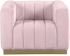 Marlon Pink Velvet Chair
