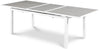 Nizuc Grey manufactured wood Outdoor Patio Extendable Aluminum Dining Table
