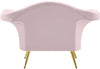 Lips Pink Velvet Chair