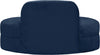 Mitzy Navy Velvet Loveseat