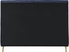 Zara Navy Velvet Full Bed (3 Boxes)