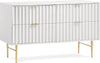 Modernist White Gloss Dresser
