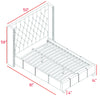 Ashton Grey Linen Twin Bed