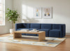 Quincy Navy Velvet Modular Sofa