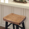 Biasca 29" Stool (2/CTN) White, Brown, & Black