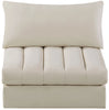 Jacob Cream Velvet Armless