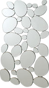 Topher Pebble-Shaped Decorative Mirror Silver image