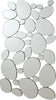 Topher Pebble-Shaped Decorative Mirror Silver image