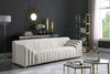 Naya Cream Velvet Sofa