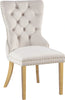 Carmen Cream Velvet Dining Chairs (2)