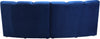 Infinity Navy Velvet 2pc. Modular Sectional