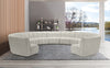 Infinity Cream Velvet 11pc. Modular Sectional