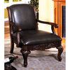 Sheffield Antique Dark Cherry Accent Chair