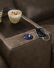 ModZ Power Reclining Sectional with Audio Console