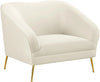 Hermosa Cream Velvet Chair