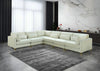 Julia Cream Velvet Modular Sectional (6 Boxes)