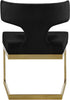 Alexandra Black Velvet Dining Chair