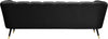 Beaumont Black Velvet Sofa