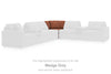 Modmax Balanced Sectional with Audio and Storage Consoles