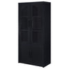 Riva Tall Display Cabinet with LED Lighting