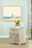 August 1-door Accent Cabinet White Washed image