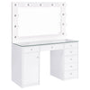 Acena Makeup Vanity Table with LED Mirror