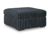 Midnight-Madness Oversized Accent Ottoman